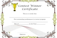 Quiz Winner Certificate Template Seven Ways On How To Get regarding Quality Contest Winner Certificate Template
