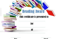 Reading Certificate Templates | Reading Certificates regarding Reading Achievement Certificate Templates