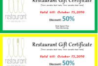 Restaurant Gift Certificate Template For Word | Document Hub pertaining to Restaurant Gift Certificate Template