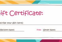 Restaurant Gift Certificate Template | Gift Certificate regarding Restaurant Gift Certificates Printable