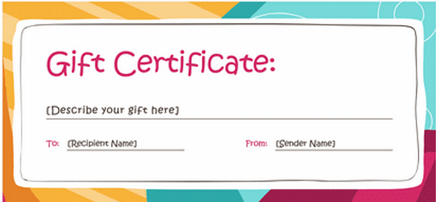 Restaurant Gift Certificate Template | Gift Certificate regarding Restaurant Gift Certificates Printable