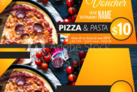 Restaurant Gift Voucher Flyer Template With Delicious Taste throughout Best Pizza Gift Certificate Template