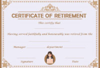 Retirement Certificate Template Archives – Page 2 Of 3 in Retirement Certificate Templates