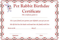 Right Place To Find Free Samples And Templates For Rabbit throughout Fresh Rabbit Adoption Certificate Template 6 Ideas Free