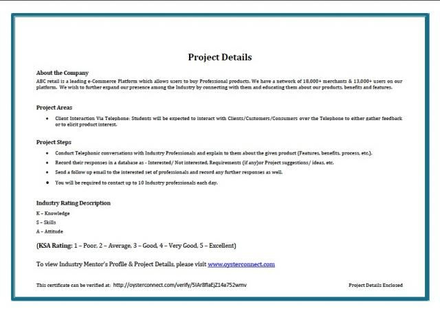 Sample Company Certificate Given On Project Completion intended for Certificate Template For Project Completion