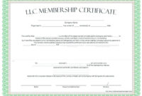 Sample Partnership Buyout Agreement Template Operating regarding Best Llc Membership Certificate Template