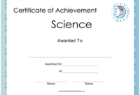 Science Achievement Certificate Template Download Printable intended for Science Achievement Certificate Templates
