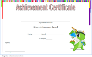 Science Certificate Of Achievement Template 1 Free for Science Achievement Certificate Template Ideas