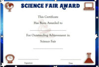 Science Fair Certificates : 14+ Printable Full Color regarding Unique Science Fair Certificate Templates