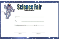 Science Fair Certificates Of Participation Pdf-Word 3 regarding Unique Science Fair Certificate Templates