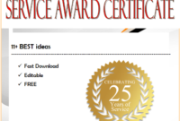 Service Certificate Template Free [11+ Top Ideas] inside Years Of Service Certificate Template Free 11 Ideas