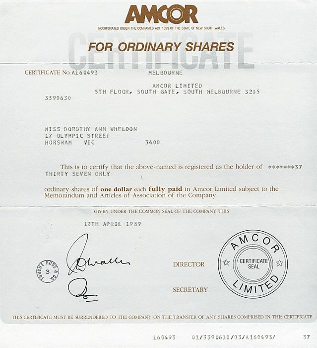Share Certificate Template Australia In 2020 | Certificate throughout Fresh Share Certificate Template Australia