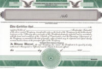 Should We Issue Llc Membership Certificates? – The High inside Llc Membership Certificate Template