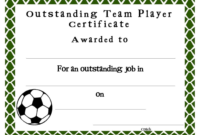 Soccer Award Certificate Template | Soccer Awards, Award for Quality Soccer Award Certificate Template