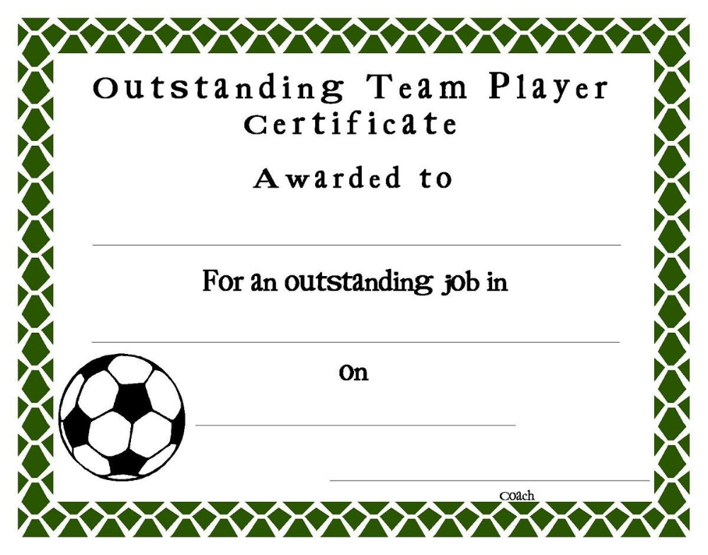 Soccer Award Certificate Template | Soccer Awards, Award with regard to New Soccer Award Certificate Template