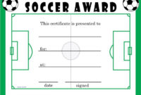 Soccer Award Certificates | Soccer Awards, Soccer Coaching for Soccer Award Certificate Template