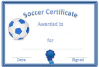 Soccer Award | Soccer Awards, Soccer, Certificate Templates for Best Soccer Certificate Template