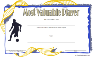 Soccer Mvp Certificate Template Free 3 | Certificate within Best Soccer Mvp Certificate Template
