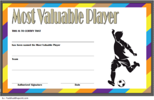 Soccer Mvp Certificate Template Free 4 | Certificate with regard to Soccer Mvp Certificate Template