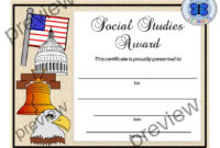 Social Studies Certificate, End Of Year Certificates, Pdf Social Studies  Certificate, Editable Social Studies Certificate, School Award intended for Fresh Social Studies Certificate