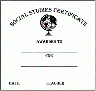 Social Studies Certificate Lessons, Worksheets And Activities within Fresh Social Studies Certificate