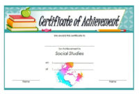 Social Studies Certificate Template 8 Free | Social Studies for Editable Certificate Social Studies