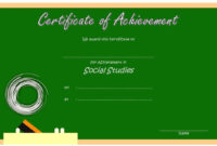 Social Studies Certificate Template 9 Free | Social Studies inside New Social Studies Certificate Templates