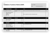 Soip Regarding Electrical Isolation Certificate Template In within Electrical Isolation Certificate Template