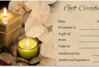 Spa Gift Certificate Templates intended for New Free Spa Gift Certificate Templates For Word