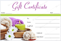 Spa Gift Certificate Templates #Spa #Gift #Certificate for Spa Gift Certificate