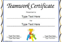 Special Certificate – Team Work Certificate pertaining to Unique Free Teamwork Certificate Templates 10 Team Awards