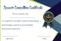 Speech Contest Winner Certificate Template: 10 Free Pdf inside Quality Contest Winner Certificate Template