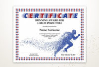 Sport Editable Zertifikat Vorlage Editable Running Award Diploma Druckbare  Laufende Zertifikat Vorlage Pdf Instant Download for Best Running Certificate Templates