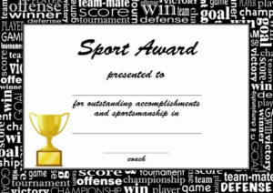 Sports Certificate Templates | Certificate Template Downloads within Unique Sports Award Certificate Template Word