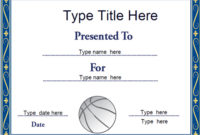 Sports Certificates – Netball Certificate Template throughout Netball Achievement Certificate Template