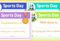 Sports Day Certificate Template (Teacher Made) intended for Sports Day Certificate Templates