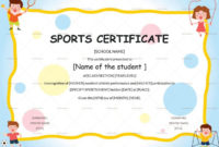 Sports Day Certificate Template – Yatay.horizonconsulting.co for Fresh Player Of The Day Certificate Template Free
