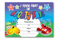 Sports Day Certificate Templates Free (1) – Templates intended for Sports Day Certificate Templates