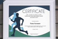 Sports Editable Certificate Template Editable Running Award regarding Editable Running Certificate
