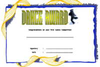 Street Dance Certificate Template Free | Certificate regarding Hip Hop Dance Certificate Templates