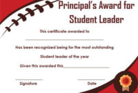 Student Leadership Certificate: 10+ Best Student Leadership throughout Student Leadership Certificate Template