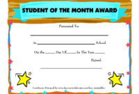 Student Of The Month Award Template Download Printable Pdf for Free Printable Student Of The Month Certificate Templates