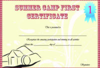 Summer Camp Certificate Templates: 15+ Templates To in Fresh Summer Camp Certificate Template