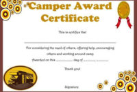 Summer Camp Certificate Templates: 15+ Templates To With regarding Fresh Certificate For Summer Camp Free Templates 2020