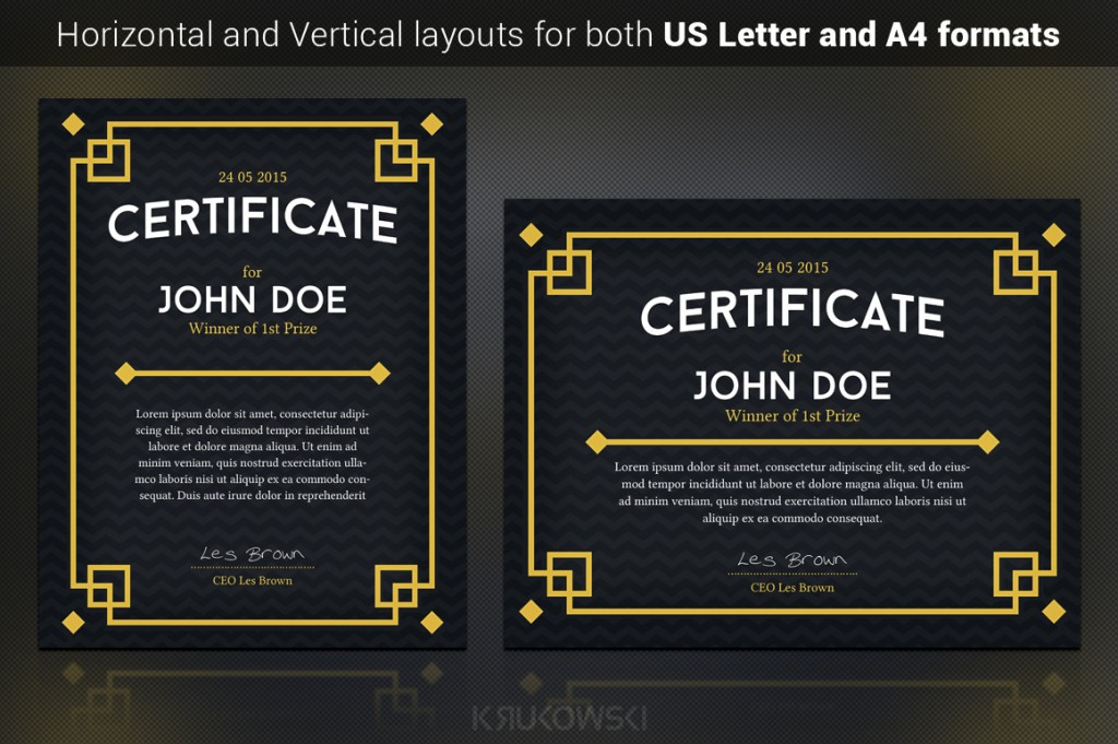 Take A Look At The Most Popular Gift Certificate Templates with Best Gift Certificate Template Photoshop