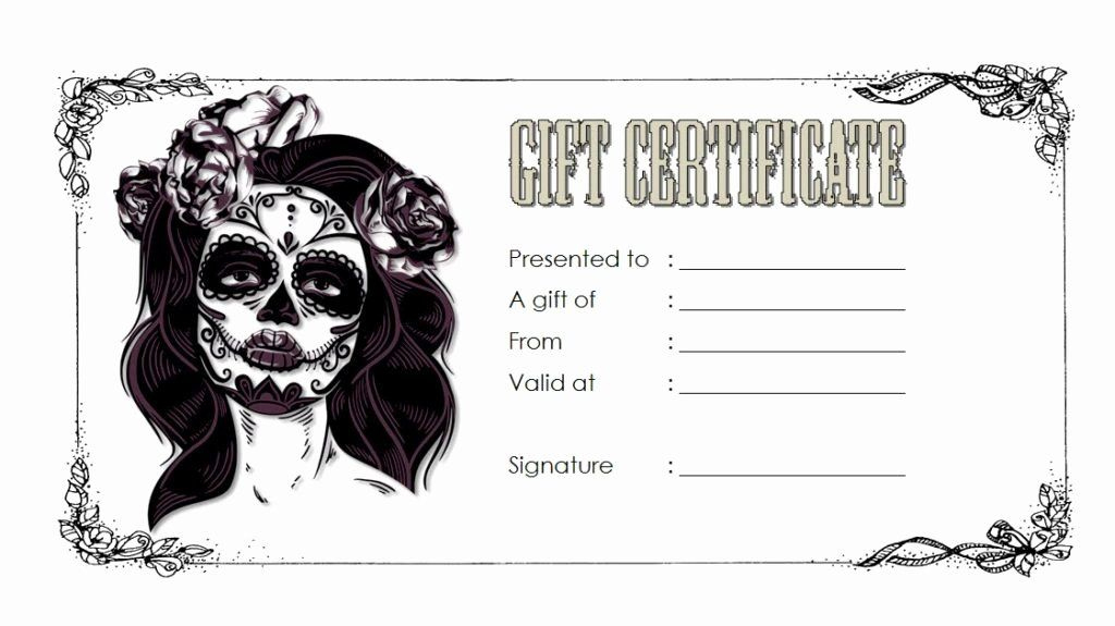 Tattoo Gift Certificate Template Inspirational Tattoo Gift regarding Tattoo Certificates Top 7 Cool Free Templates
