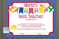 Teacher Appreciation Certificate, End Of The Year, Class, Classroom, School  Gift – Printable Digital File – 8.5X11 within Quality Teacher Appreciation Certificate Templates