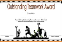 Teamwork Award Certificate Template Free In Football regarding Unique Free Teamwork Certificate Templates 10 Team Awards