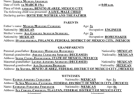 Templating As A Strategy For Translating Official… – Meta intended for Mexican Birth Certificate Translation Template