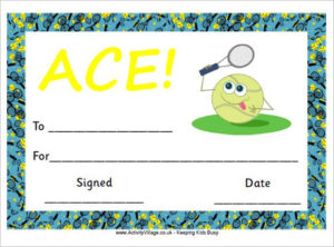 Tennis Certificate Template Free | Gift Certificate Template pertaining to Printable Tennis Certificate Templates 20 Ideas